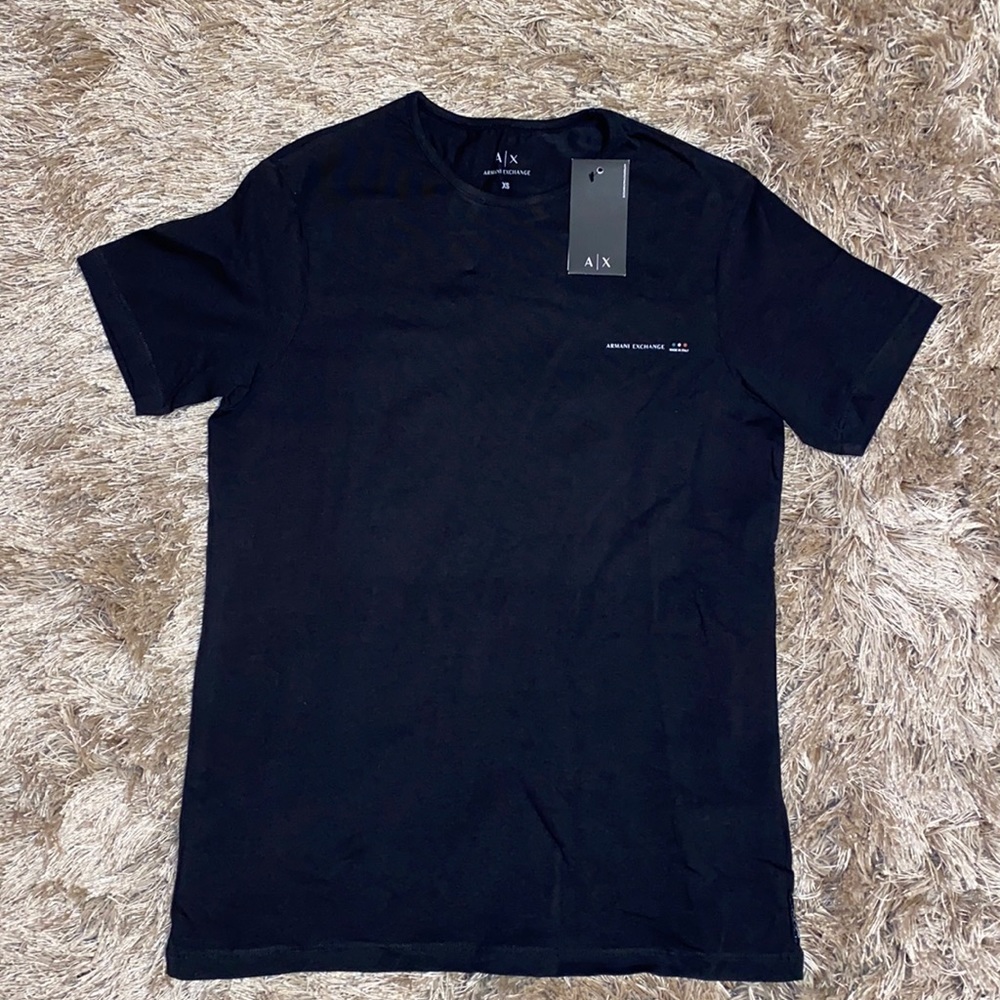Armani exchange black shirt